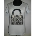 MAGLIA EAN 13 T-SHIRT DONNA SWAROVSKI BIANCO