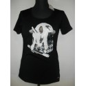 MAGLIA EAN 13 T-SHIRT DONNA SWAROVSKI NERO