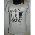 MAGLIA EAN 13 T-SHIRT DONNA SWAROVSKI BIANCO