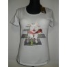 MAGLIA EAN 13 T-SHIRT DONNA SWAROVSKI BIANCO