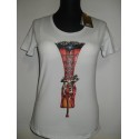 MAGLIA EAN 13 T-SHIRT DONNA SWAROVSKI BIANCO