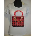 MAGLIA EAN 13 T-SHIRT DONNA SWAROVSKI BIANCA