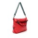 BORSA GABS VICKIE BLACK LINE IN PELLE TG L COL ROSSO