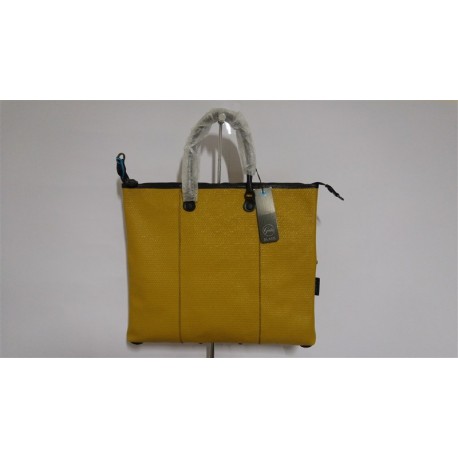 BORSA GABS G3.B IN PELLE OPACA TG L COL GIALLO