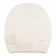 LIU JO CAPPELLO DONNA IN MAGLIA BEANIE CON POMPON GESSO