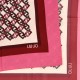 LIU JO SCIARPA FOULARD DONNA STAMPA LOGO GERANIO