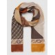 LIU JO SCIARPA FOULARD STOLA DONNA LOGO BRAN