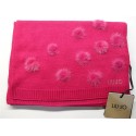 LIU JO SCIARPA DONNA IN MAGLIA CON POMPON GERANIUM